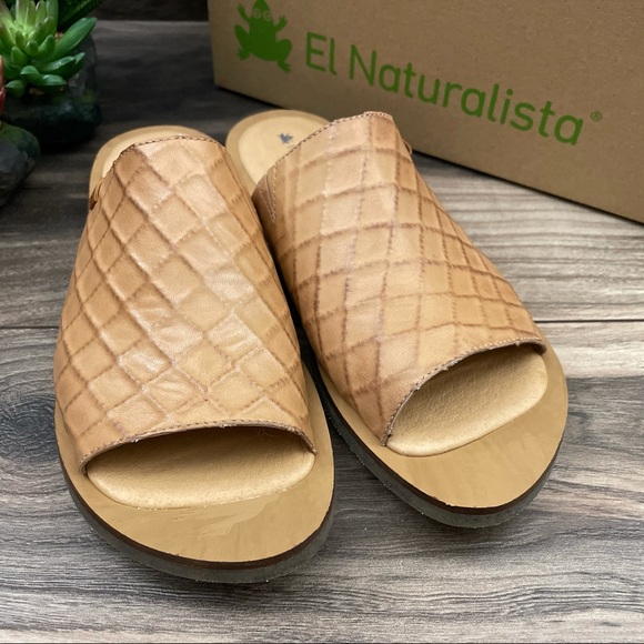 NIB El Naturalista Tulip N5185 Slide Sandal EU 39 - Picture 3 of 13